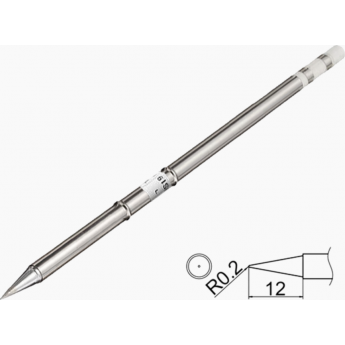 Жало для паяльника BAKON T12-BL коническое ⌀0.2 мм × 12 мм 26A000021